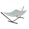 14 FT Hammock Taurua me te Bamboo Pae Kopiko i waho o te Hammock Tere maroke Haneanea Ahurangi 450 Lbs te kaha 
