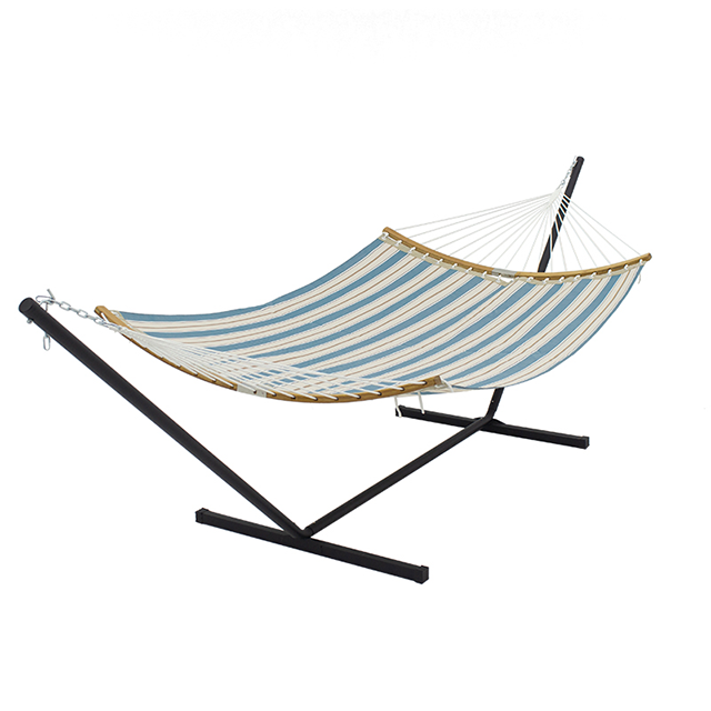 Hammock D&uacute;bailte 14 FT le Bamb&uacute; Barra Cuartha Lasmuigh de Ham&oacute;g Thapa Tirim Compordach Frithsheasmhach in Aimsir 450 lb Cumas 