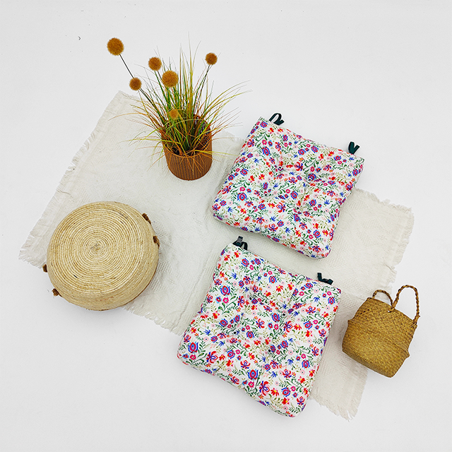 2 பேக் அவுட்டோர் இன்டோர் பேடியோ சீட் குஷன் பேட் டைனிங் சேர் பீச் சேர் குஷனுக்கான டைஸ்